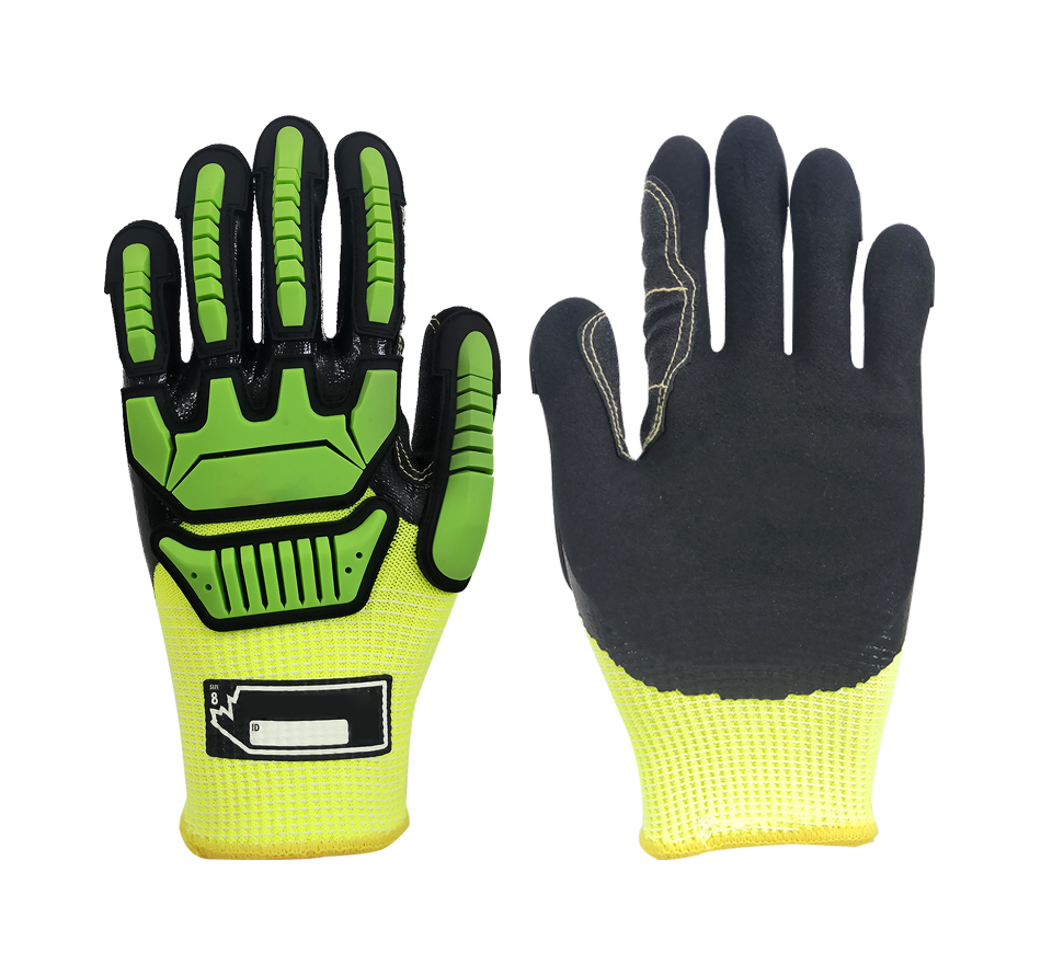 Collision and cutting resistant mechanical gloves -8