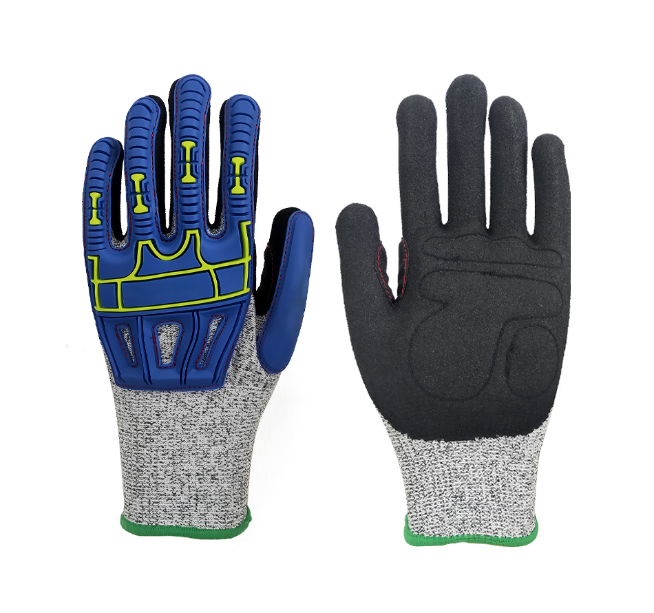 Collision and cutting resistant mechanical gloves -7