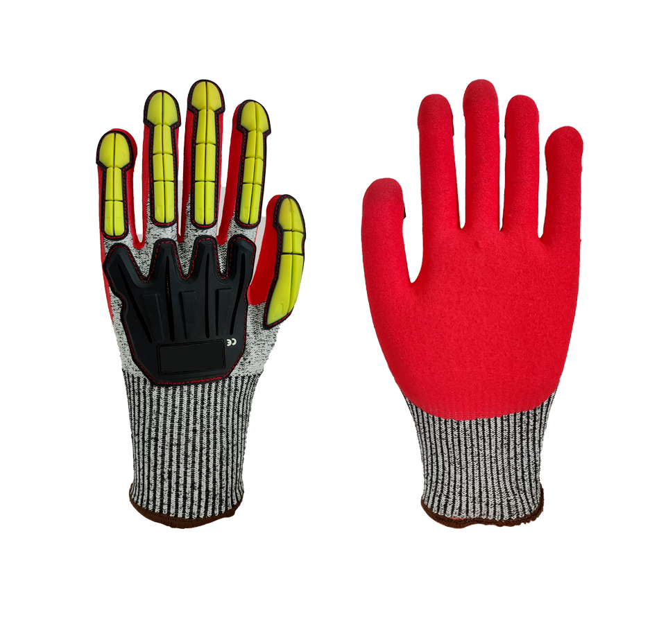 Collision and cutting resistant mechanical gloves -11