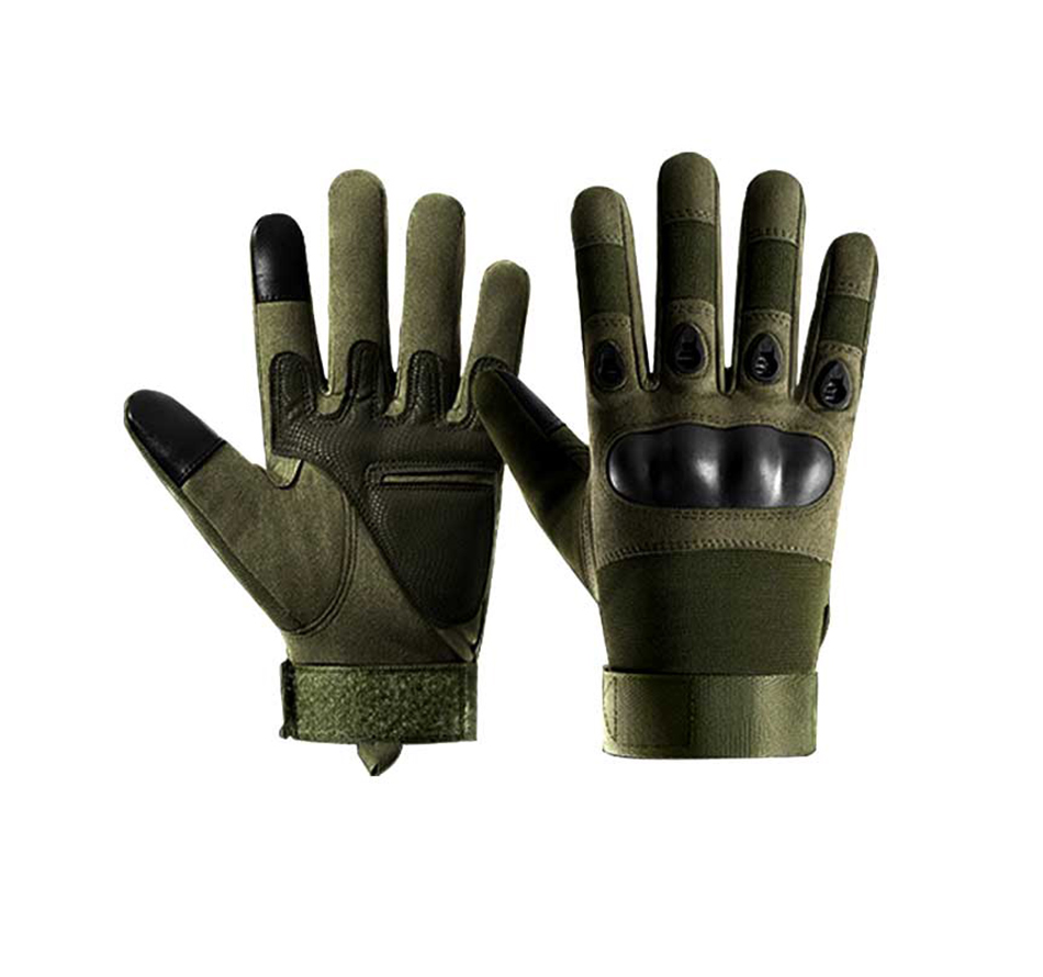 Plush short tactical gloves 