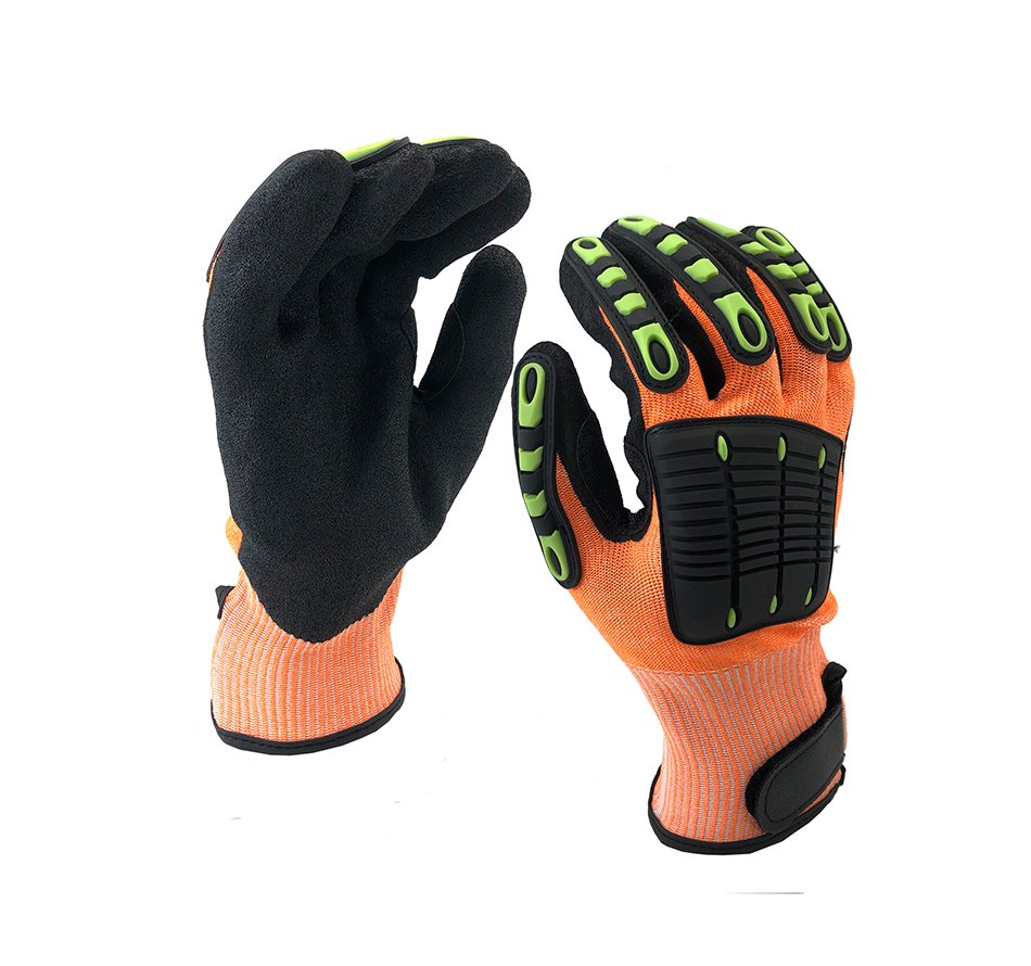 Collision and cutting resistant mechanical gloves -13