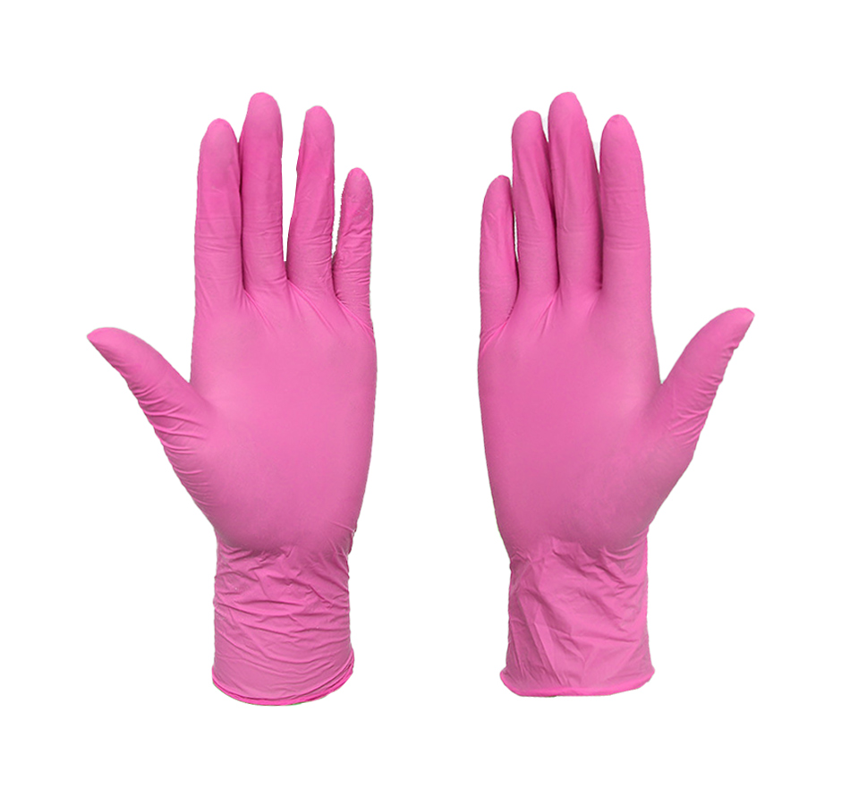 Disposable pure nitrile gloves 