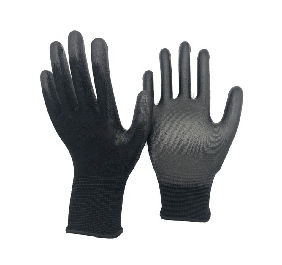 PU adhesive coated gloves 