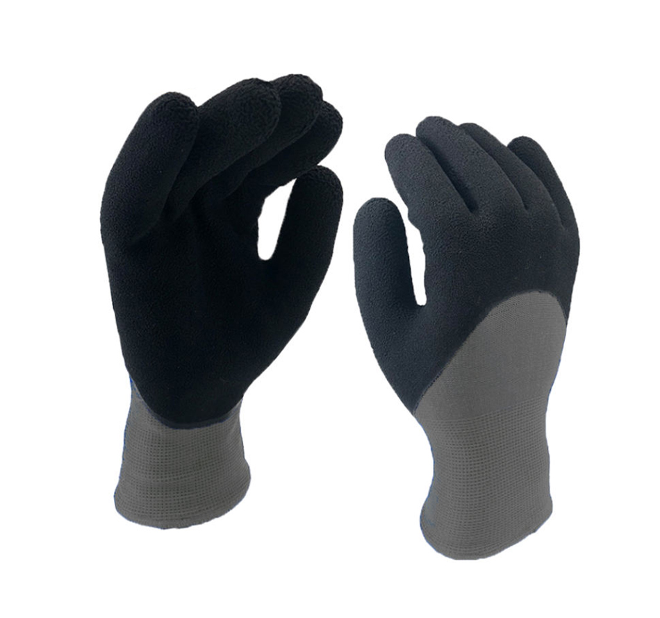 Nylon nitrile impregnated gloves
