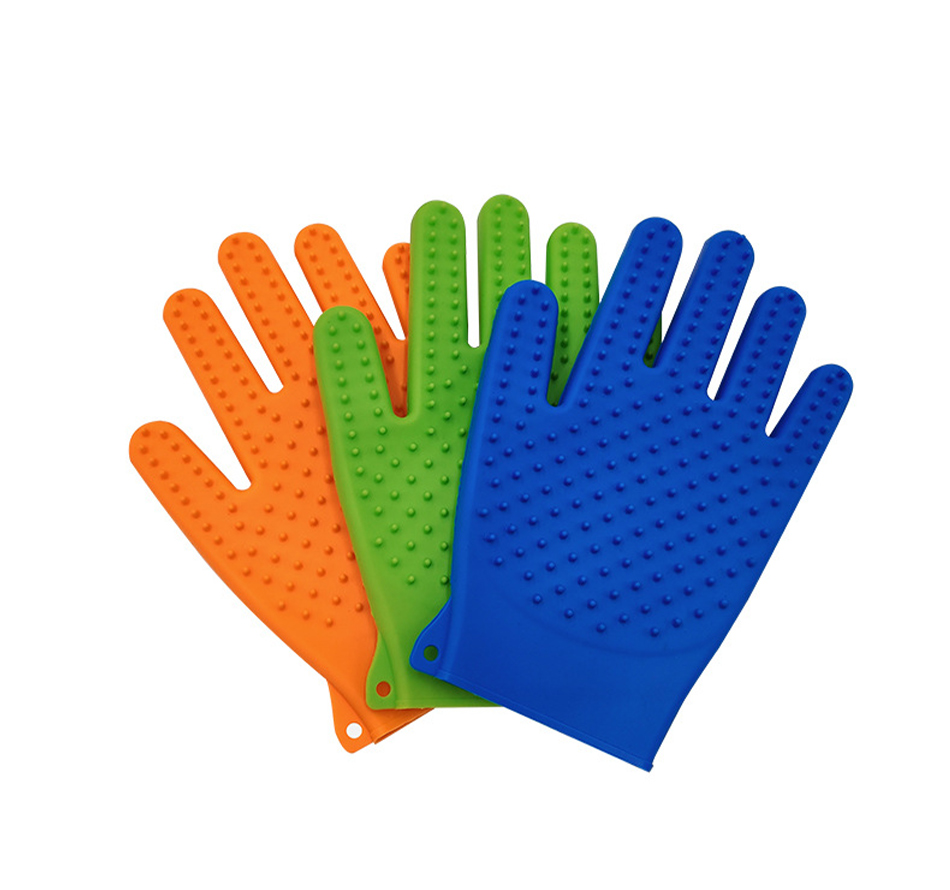All silicone cat gloves