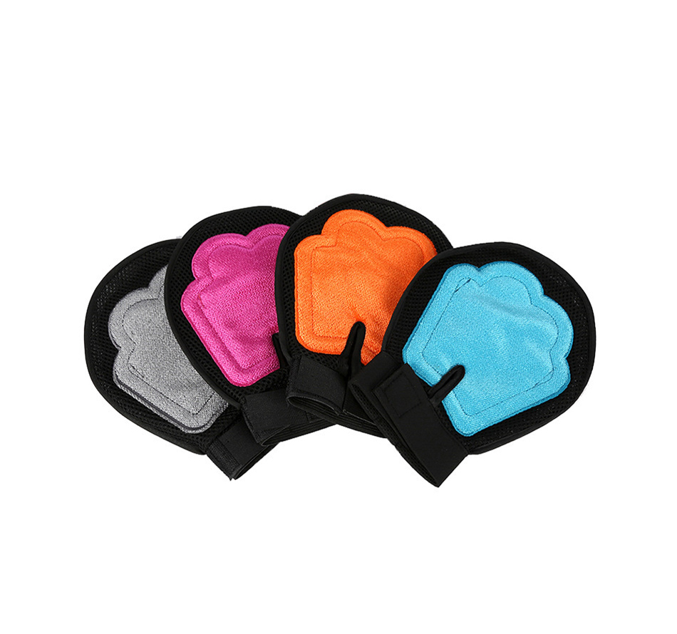 Pet massage rubber gloves